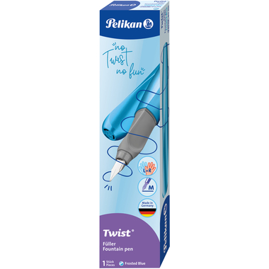 PELIKAN Füllhalter Twist M 811255 Frosted Blue