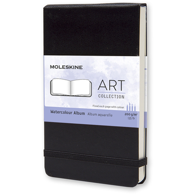 MOLESKINE Libro acquerello A6 705601 in bianco nero