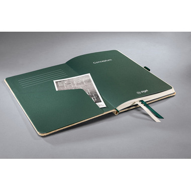 CONCEPTUM Taccuino bamboo A5 CO670 nero, 194 S., colorato