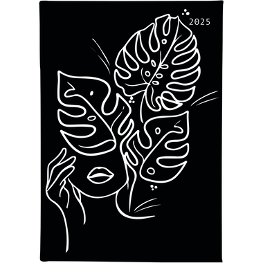 BIELLA Agenda Dispo Term 2025 808543740025 1S/2P Leaves ML 14.5x20.5cm