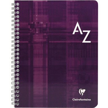 CLAIREFONTAINE Carnet spirale ass. A5 8549 5mm 90 feuilles