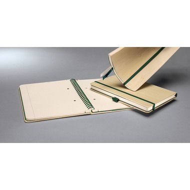 CONCEPTUM Taccuino bamboo A5 CO672 nero, 160 S., colorato