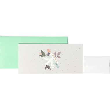 STEWO Busta voucher Duva 2581547666 luce grigia 11x23cm
