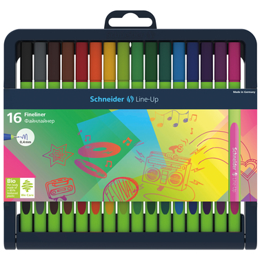 SCHNEIDER Fineliner Line-Up 0.4mm 191092 Etui à 16 Stk.