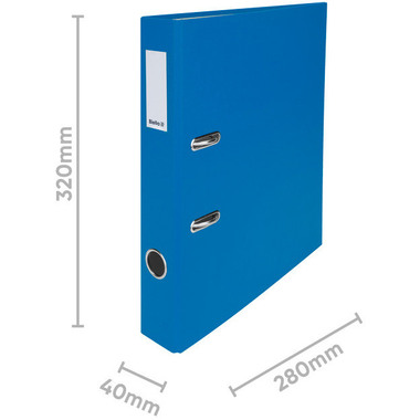 BIELLA Ordner Plasticolor 4cm 10740405U blau A4