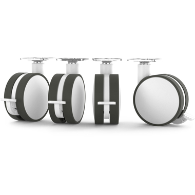 MAGNETOPLAN Ersatzteil Rollensatz 1146099 InfinityWall + Tool-Hub 4Stk.