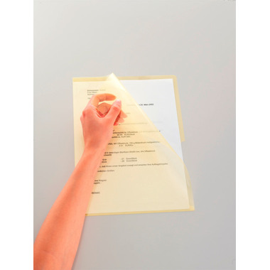 LEITZ Cartelline Premium A4 41000035 blu, 0,15mm 100 pezzi