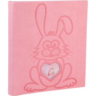 EXACOMPTA Fotoalbum Teddy 29x32cm 16564E rosa 60 Seiten