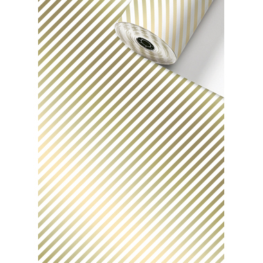 STEWO Geschenkpapier Stribe 2522596780 gold 0.5x250m