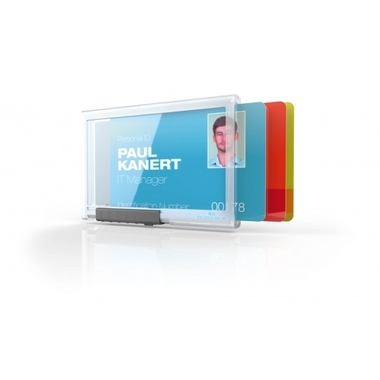 DURABLE Manche cartes PUSHBOX DUO 892019 p. 3 cartes 10 pcs.
