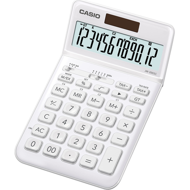 CASIO Calculatrice de table JW-200SC-WE blanc