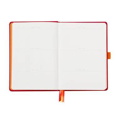 RHODIA Goalbook Carnet A5 118582C Hardcover coquelicot 240 f.