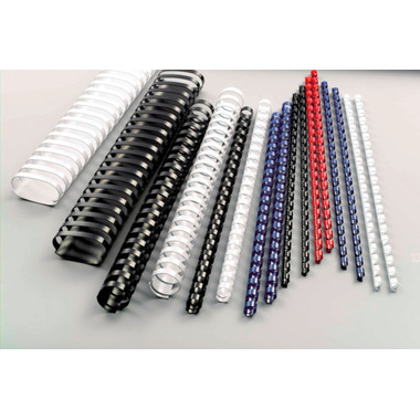 GBC Dorsini rilegafogli 25mm A4 4028242 blu, 21 anelli 50 pezzi