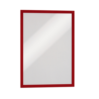 DURABLE Dossier Duraframe 487303 rosso, autoadesivo 2 pezzi