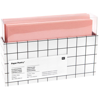 RICO DESIGN Set di biglietti B6 300302 Sakura Mix 24 pezzi