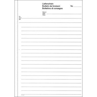FAVORIT Bon de livraison D/FI A5 8331OK blanc 84 feuilles