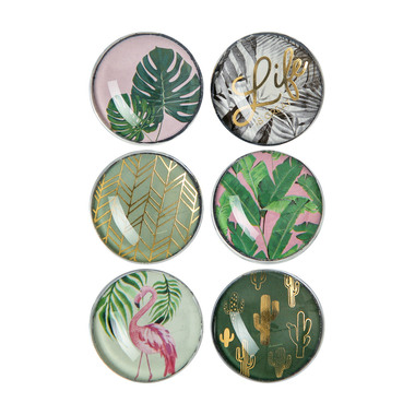 I AM CREATIVE Calamita natura Let`s Organize MAA4035.61 Vetro, 3x1cm 6 pezzi
