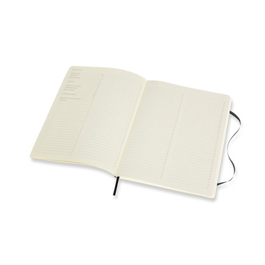 MOLESKINE Notizbuch Pro 25x1,3x19cm 620831 schwarz, 192 Seiten