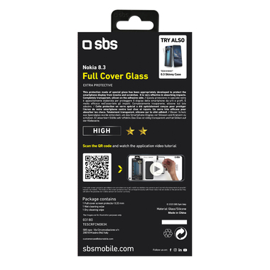 Film de protection en verre trempé pour Nokia 8.3