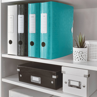 LEITZ Classatore WOW Act. 180° 8.2cm 11060051 ice blue A4