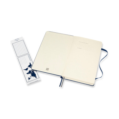 MOLESKINE Notizbuch HC L/A5 606242 blanko,saphir,208 S.