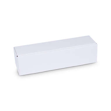Cardboard gift box in white glossy 360x88x88mm