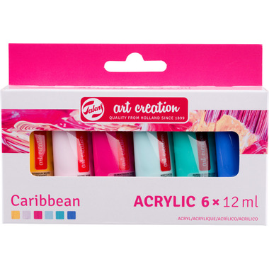 TALENS Acrylfarbe 6x12ml 9021863M Caribbean