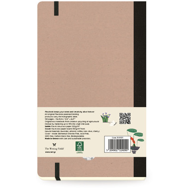 FLEXBOOK Carnet de notes Ecosmiles 21.00121 ligné 13x21 cm almond