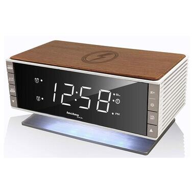 Sveglia Digitale Technoline WT487 Marrone/Bianco
