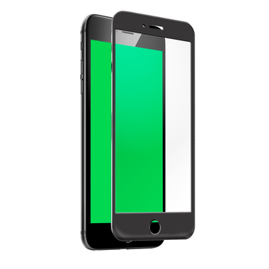 Protection écran en verre 4D pour iPhones 8, 7, 6s, 6 Plus