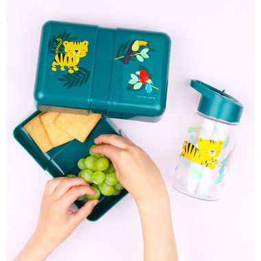 ALLC Lunchbox Tiger SBJTGR14 petrol 18x6x12cm
