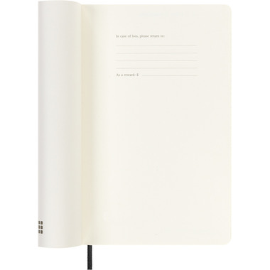 MOLESKINE Agenda settimanale note 25/26 8056999275426 18M foderato SC nero 13x21cm