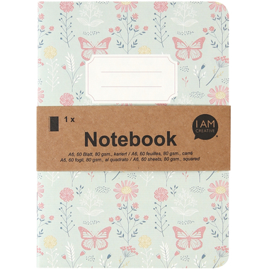 I AM CREATIVE Carnet A6 MAA4005.42 vert 60 pages