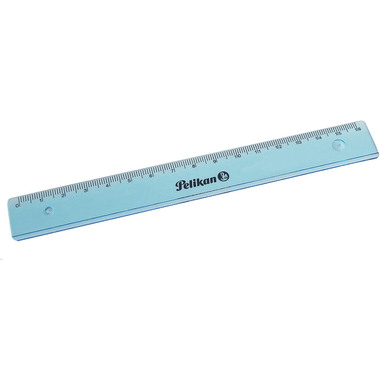 PELIKAN Lineal 16cm 700481 transparent blau