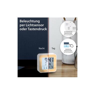 ADE Sveglia Radio Bianco/Natura