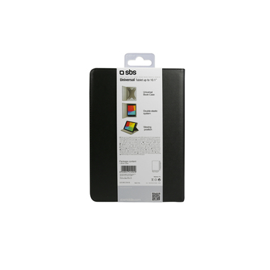 Custodia Universale a libro Book con funzione stand per Tablet 9"-10.1" , Colore Nero