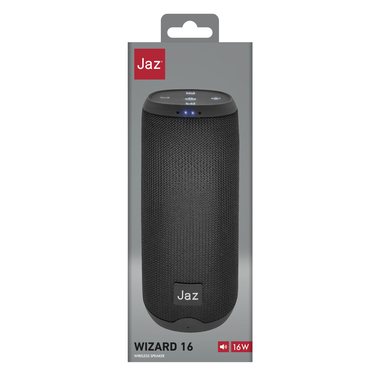 Haut-parleur sans fil, touches multifonctions, lecteur Carte TF, prise AUX, entrée USB et entrée Micro USB.