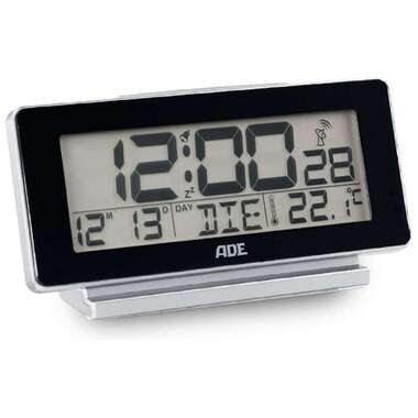 Sveglia digitale ADE con visualizzazione della temperatura e della data