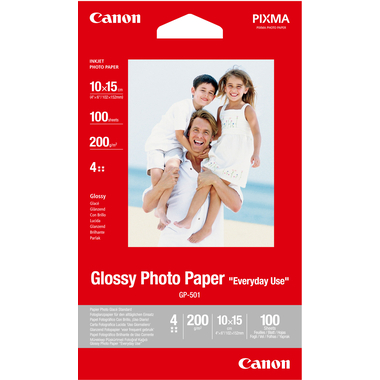 CANON Glossy Photo Paper 10x15cm GP5014x6 InkJet, Everyday 200g 100 fl.