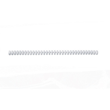 GBC Baguettes de reliure 8mm A4 388002E blanc, 34 anneaux 50 pcs.