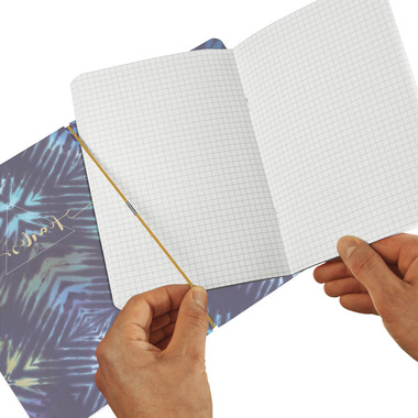 HERLITZ Cahier de notes A4, 80 g/m2 50044368 New Batik Fearless kar./lin.