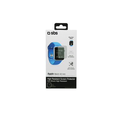 Ultra-resistant screen protector for Apple Watch 42 mm