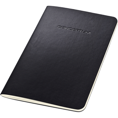 CONCEPTUM Notizheft CONCEPTUM Softc. A6 CO864 Softwave,black,quad.