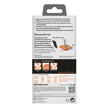 Extrem widerstandsfähige Displayschutzfolie Samsung Galaxy S25+ | SBS