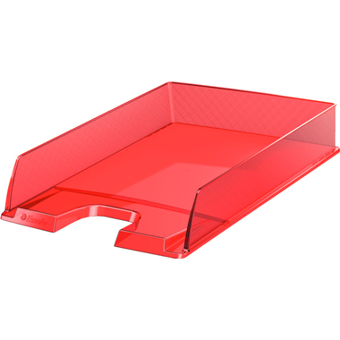 ESSELTE Corbeille courrier Europost A4 623601 rouge transp.