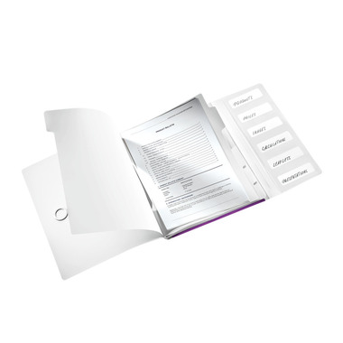 LEITZ Ordnungsmappe WOW PP A4 4633-00-16 gelb 6-teilig