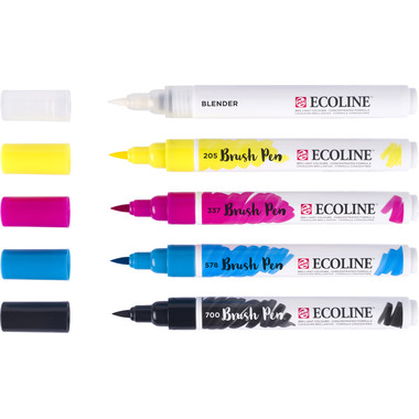 TALENS Ecoline Brush Pen Set 11509920 primary 5 pezzi