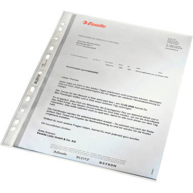 LEITZ Prospekthülle PP A4 47960000 farblos 100 Stück