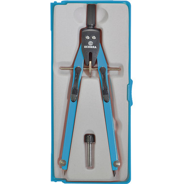 ECOBRA Zirkel Duo-Tec 17cm 426120 350mm, blau