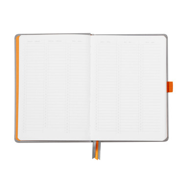 RHODIA Goalbook Taccuino A5 118570C Hardcover argento 240 f.